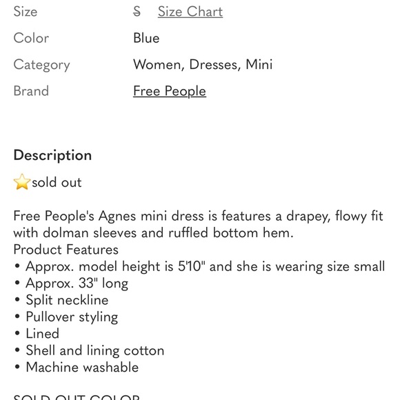 Free People Agnes Mini Dress - Picture 7 of 7